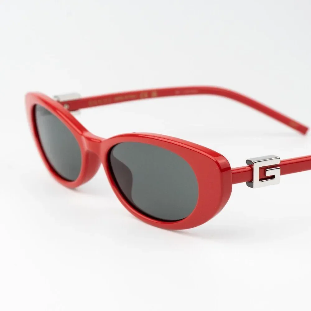 Gucci Men Sunglasses Red Grey Cat Eye GG1680S 005 BRAND NEW